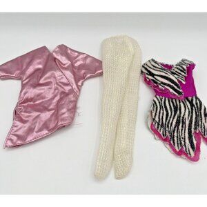 Vintage Jem Jerrica Doll Replacement Outfit 1986 Pants and Dress Mattel